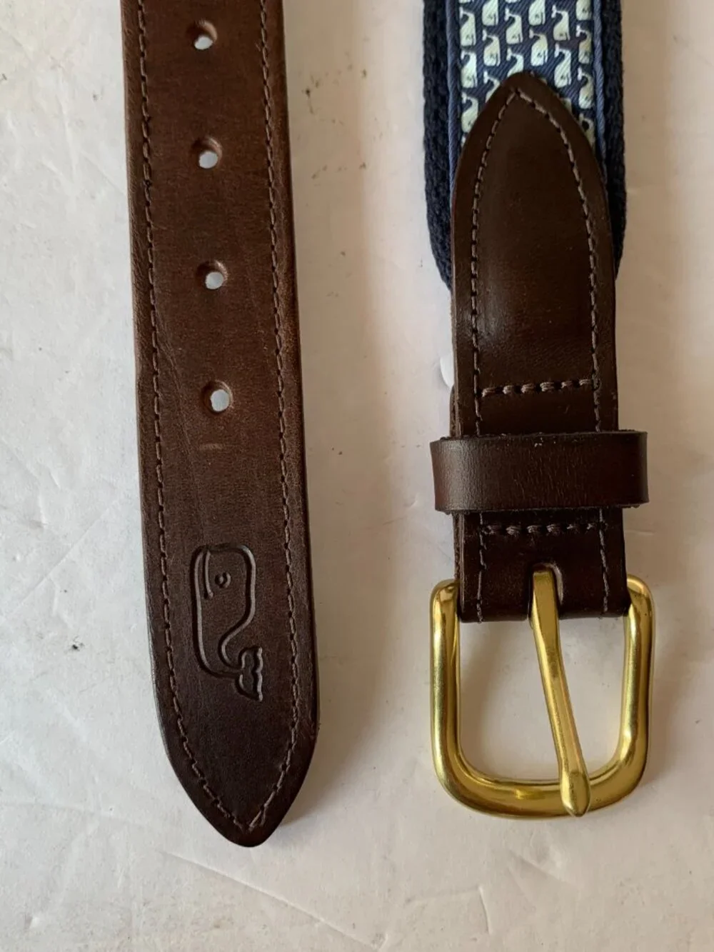 Vineyard Vines by Shep & Ian Men's Golf Belt Blue Golfing Size 28 Made In USA